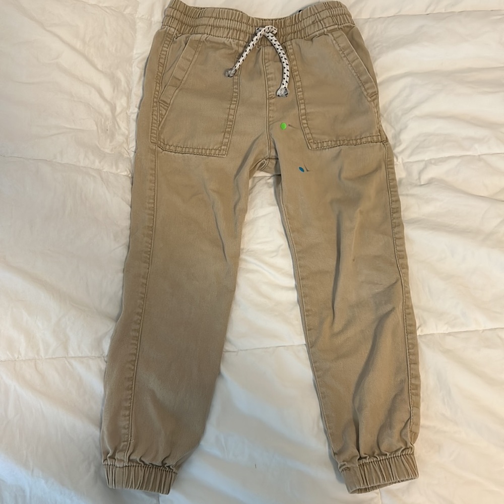 ❗️tan pull on joggers *condition - Picture 1 of 3